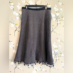 Derek Lam Midi Skirt Fringe size 8